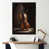 Impression noire sur toile encadrée sélectionné