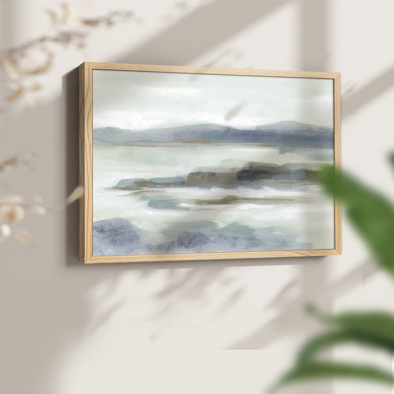 Soft Shores I - Impression encadrée - Restickable, Naturel, H 16 po x l 20 po
