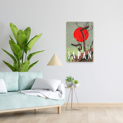 Contemporary Art Modern Retro Traditional Autumn Landscape Wall Art 1 Piece Wrapped Canvas Wall Art