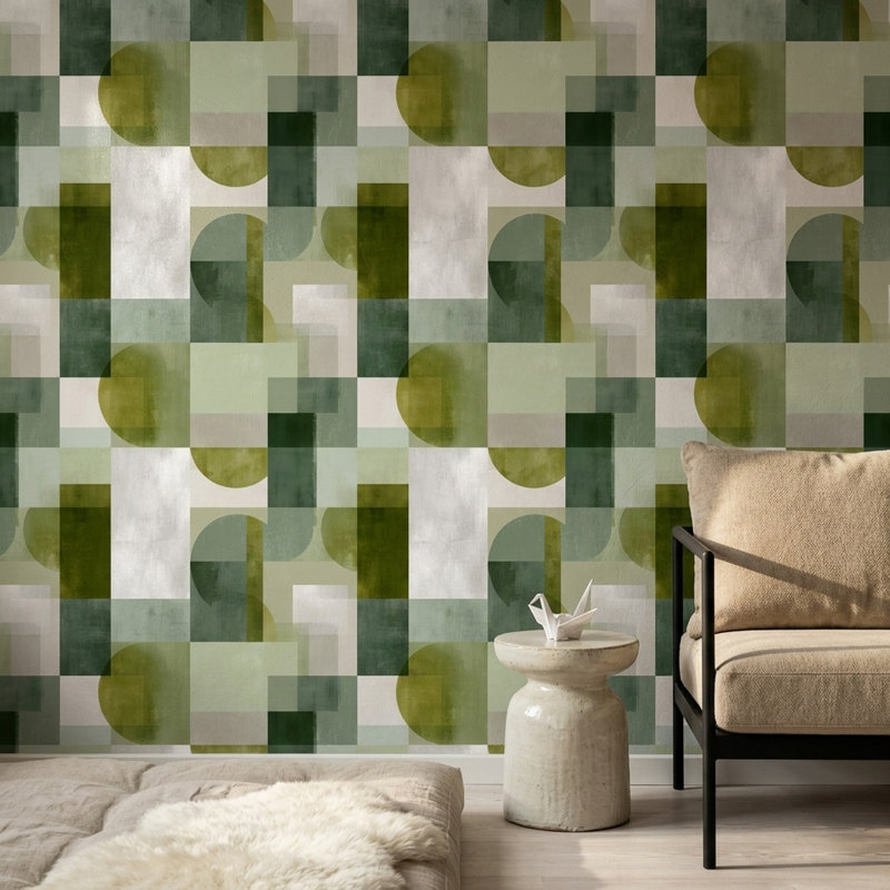 Décoration murale amovible Mid-Century, Peel and Stick