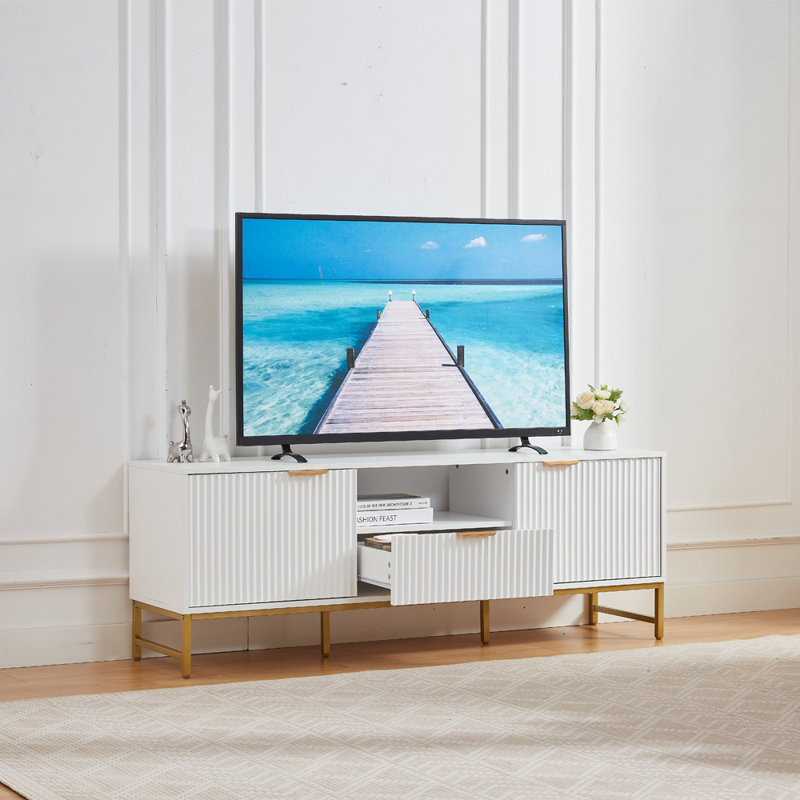 TV Stand Fireplace for TVs up to 75" with Fireplace Included