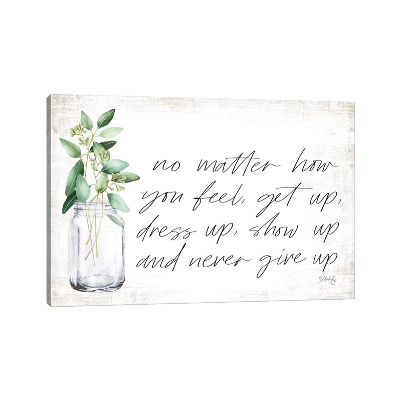 No Matter How You Feel by Marla Rae - Wrapped Canvas Print, 101.6 cm H x 66.04 cm W x 1.91 cm D