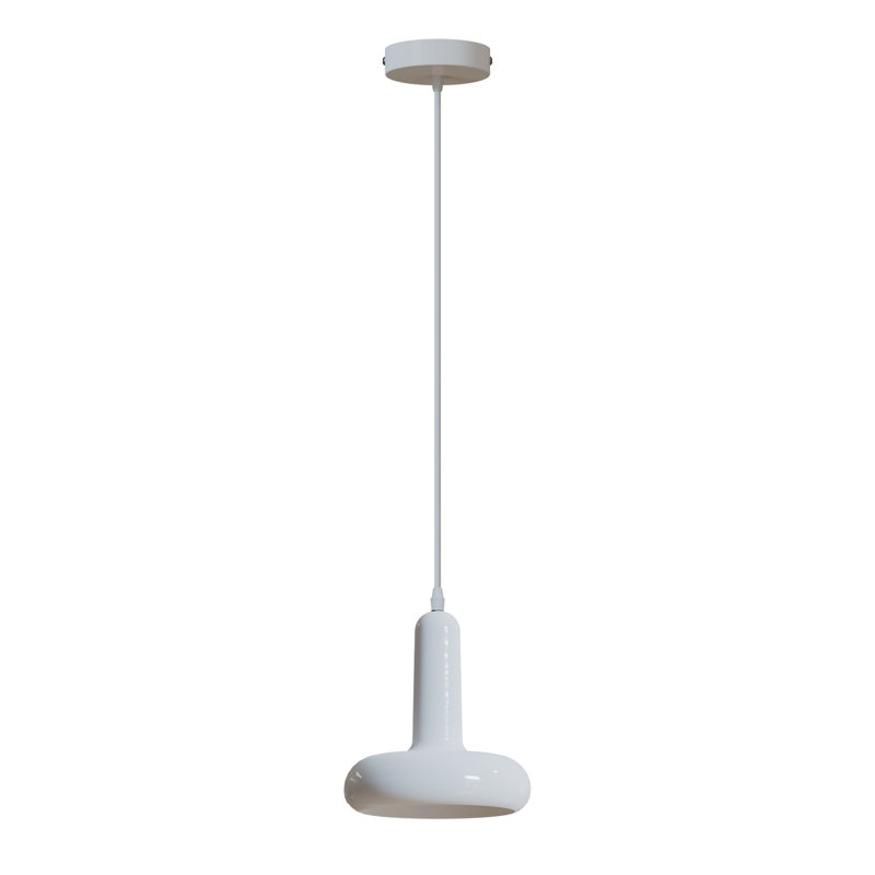 Dalevon 1 - Light Dome Pendant, White