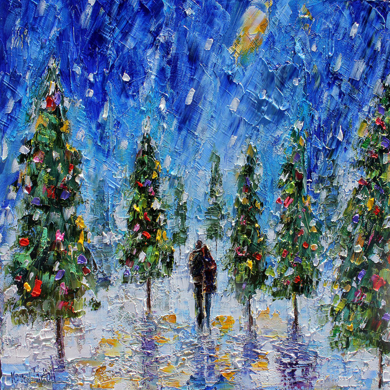 Ensemble de housse de couette en microfibre DiaNoche par Karen Tarlton - Christmas Romance