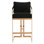 Upholstered Bar Stool with Solid Wood Frame