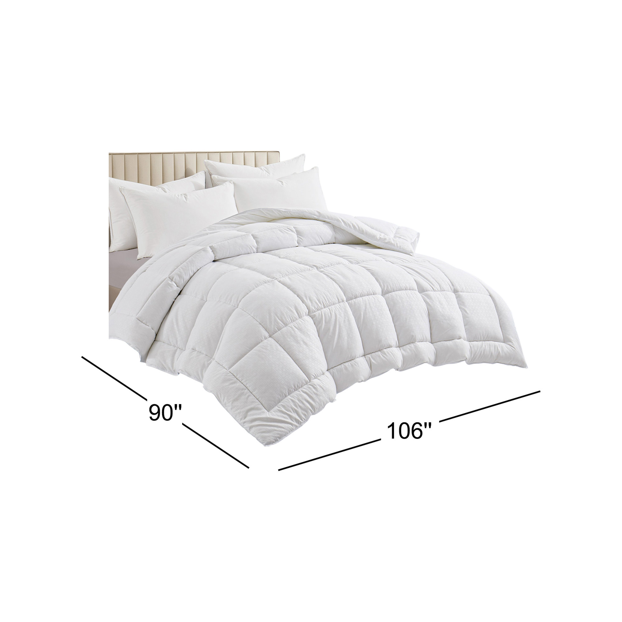 Wayfair Sleep All Season Down Alternative Comforter, King