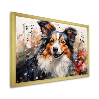 " Popart Shetland Sheepdog Portait I "