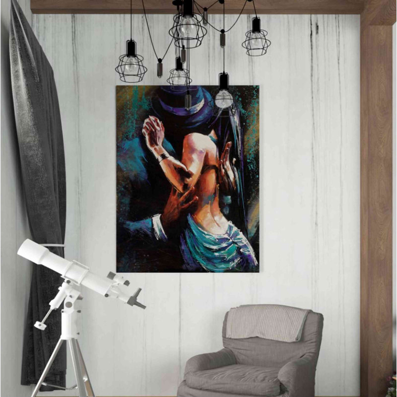«Passional» par Colin John Staples, art mural sur toile, H 34 po x l 26 po x P 1,5 po