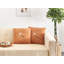 Cheatham Orange Square Throw Cushion