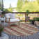 Loreen Flatweave Washable Geometric Indoor / Outdoor Rug