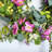 24" Spring Pansy Eucalyptus Wreath for Front Door