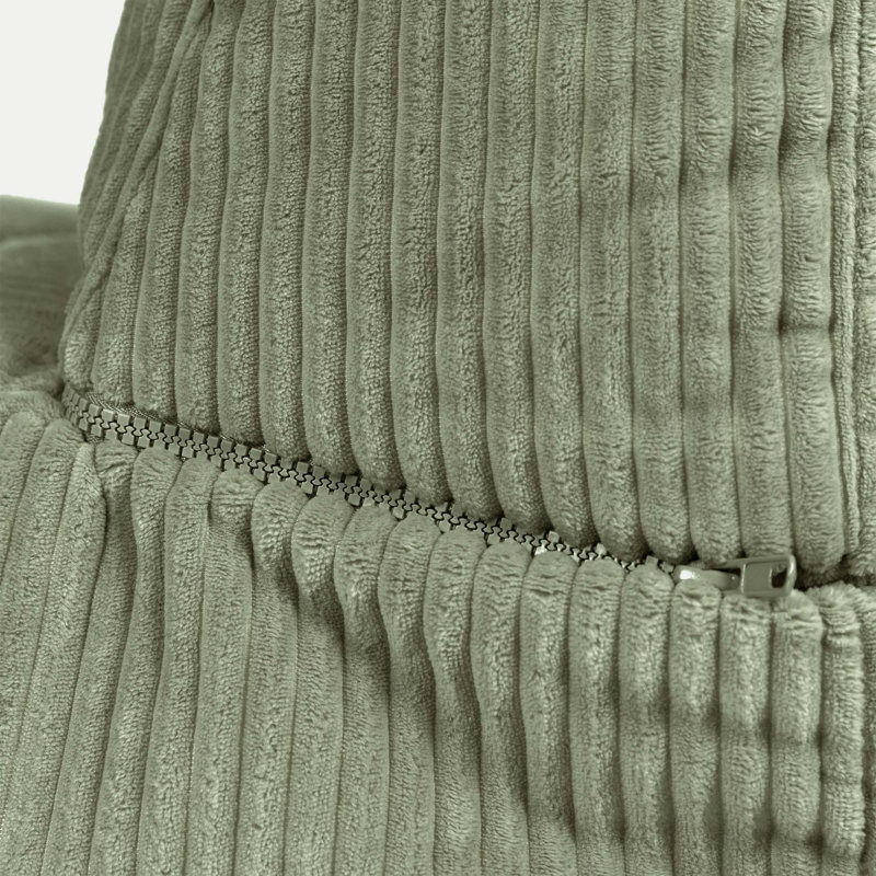 Corduroy Bean Bag Lounger, Sage Green