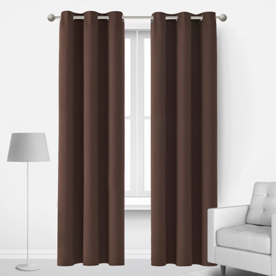 Lompoc Room Darkening Grommet Curtain Panels