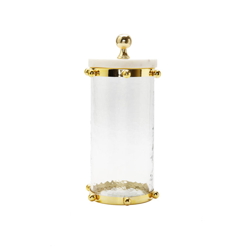 Glass Jar, 11.25" H x 4" W x 4" D