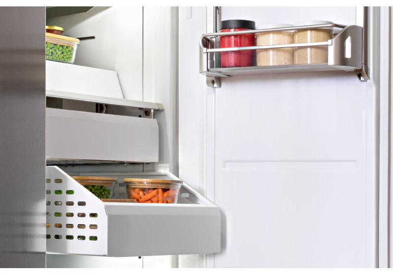 18" Built-in Freezer Column Stainless Steel, Left