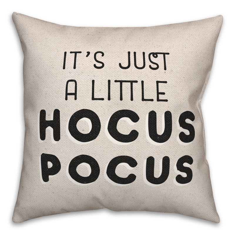  Housse et insert de coussin carré Hocus Pocus Moon, 18 po x 18 po