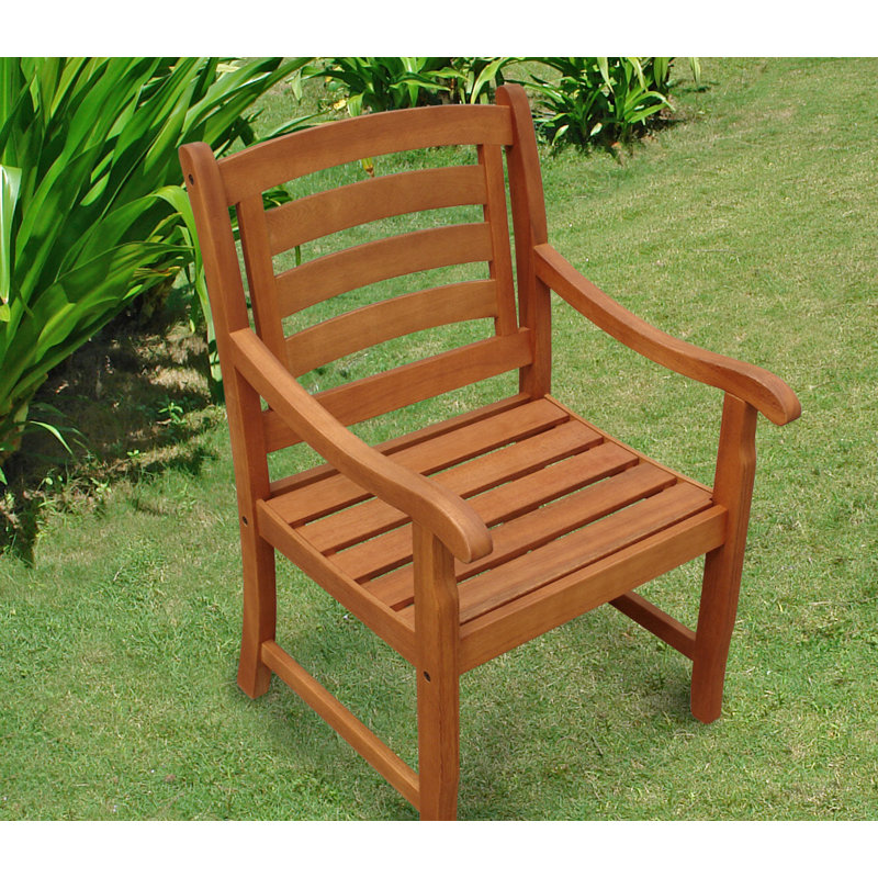 Izaguirre 6 - Person Wood Patio Dining Set with Rectangular Table