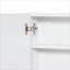 Armoires à pharmacie | Armoire à pharmacie murale 24 po x 22 po avec rangement à 3 niveaux, cadre en acier, blanc neige | Minimaliste | Salle de bain