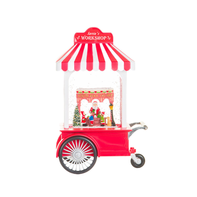 Red Santa's Workshop LED Display