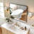 40 X 32 Inch Bathroom Vanity Mirror Metal Framed Wall Mirror Rectangular Aluminum Bathroom Mirror (Horizontal/Vertical)-875397306