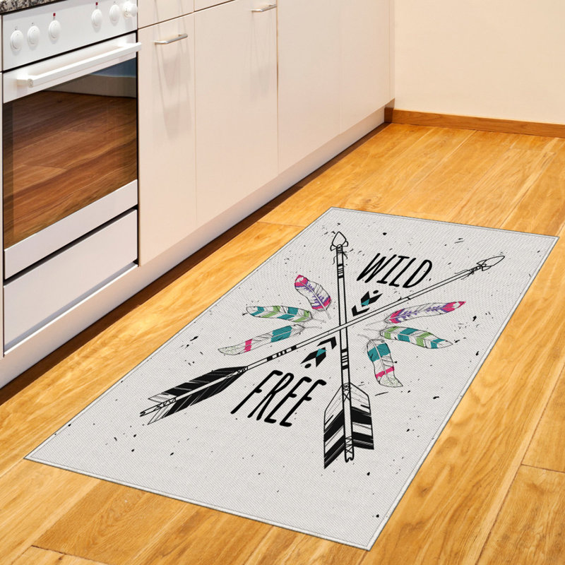 Tapis décoratif Tribal, Rectangle 2 pi 7 po x 5 pi