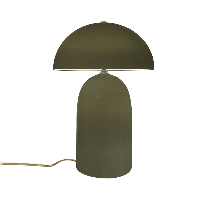 Lampe de table en céramique Percy, Vert mat