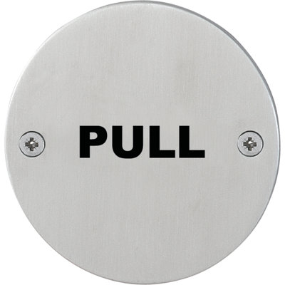 Amaurys Circular "PULL" Sign