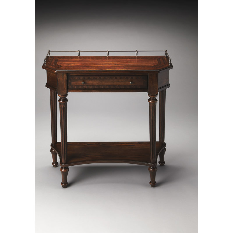 Charleston One Drawer Console Table, Plantation Cherry