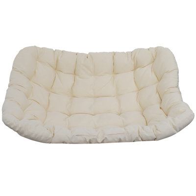 Grand coussin de siège extérieur en polyester