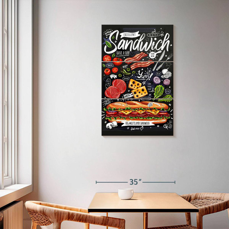Yarlin Sandwich Sub, 57" H x 36" W