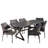 Feumore 6 - Person Wicker Patio Dining Set with Rectangular Table-25610162