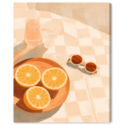 Impression rétro sur toile «Jucy Stillness» par Art Remedy
