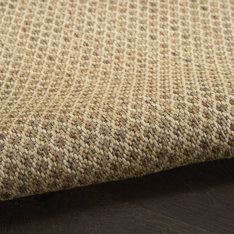 Tapis intérieur / extérieur en jute Hartigan, Tapis de couloir 2 pi 2 po x 10 pi