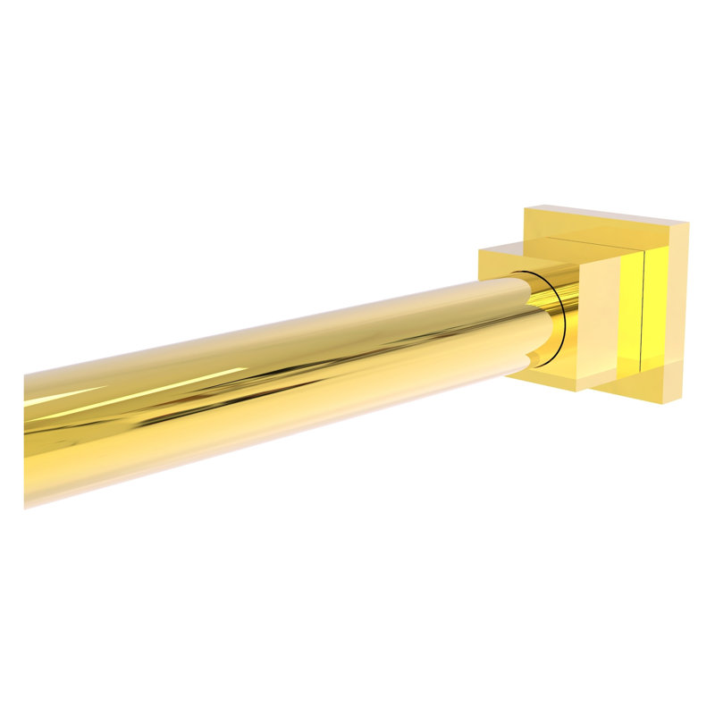 Supports de tringle de rideau de douche Haranu, Laiton poli