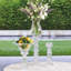Glass Ribbed Candleholder/Vase-7121219