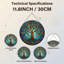 Panneau de vitrail 12 "H Tree Of Life-253715155