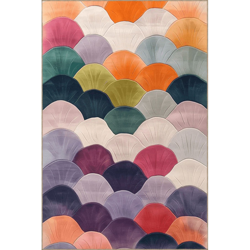 Tapis décoratif lavable à la machine multicolore Paris, Tapis de couloir 3 pi 3 po x 6 pi 7 po inclus