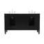 Ensemble de meuble-lavabo double 60 "Rivers-1784161001