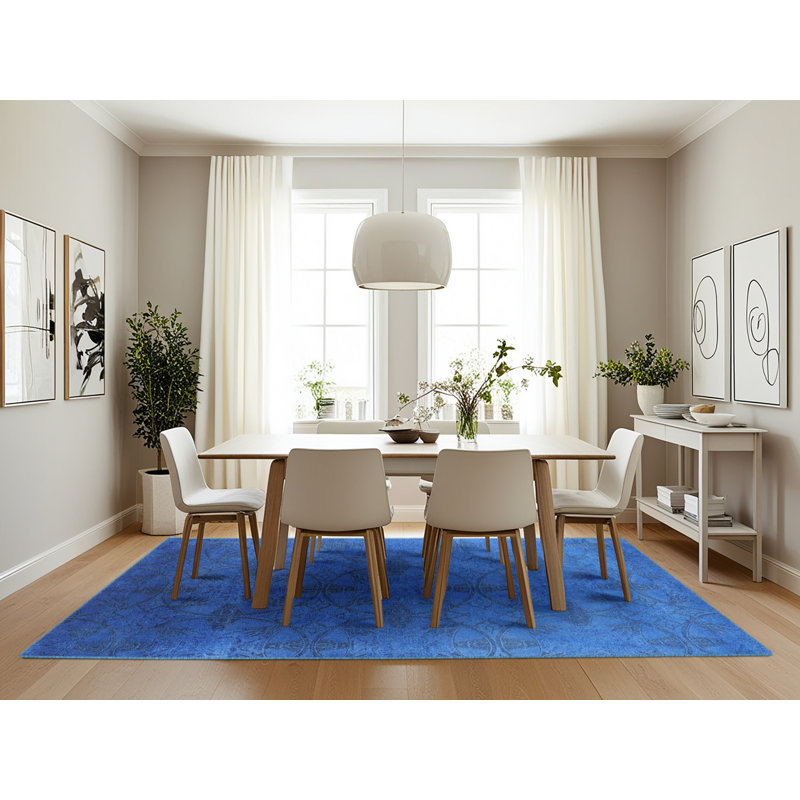 Tapis bleu Grapevine, Rectangle 7 pi x 10 pi