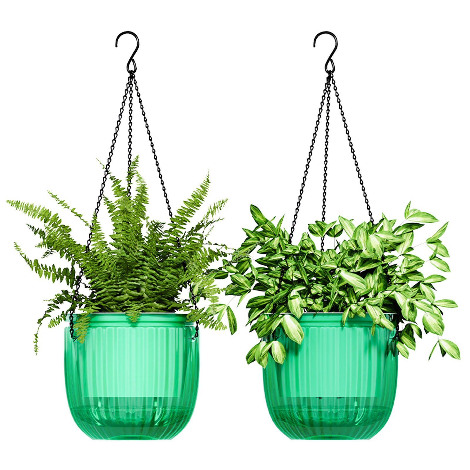Latitude Run® Hanging Planters for Indoor Plants Self Watering Pots ...