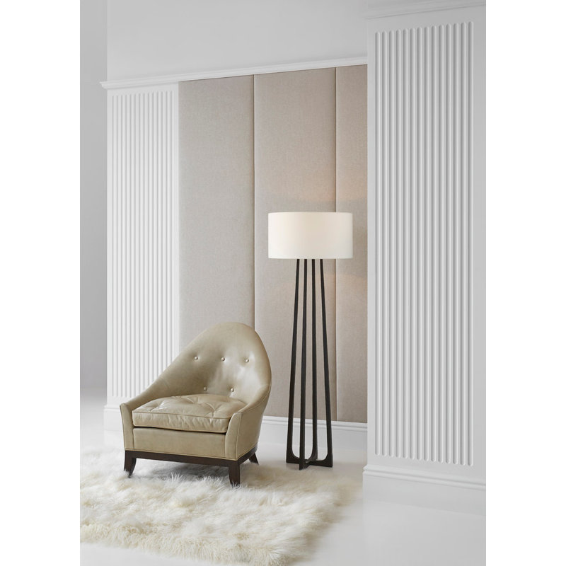 Scala Floor Lamp, Gilded Iron