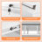 Wide Metal File Cabinet with 2 Drawers and Lock-267006623