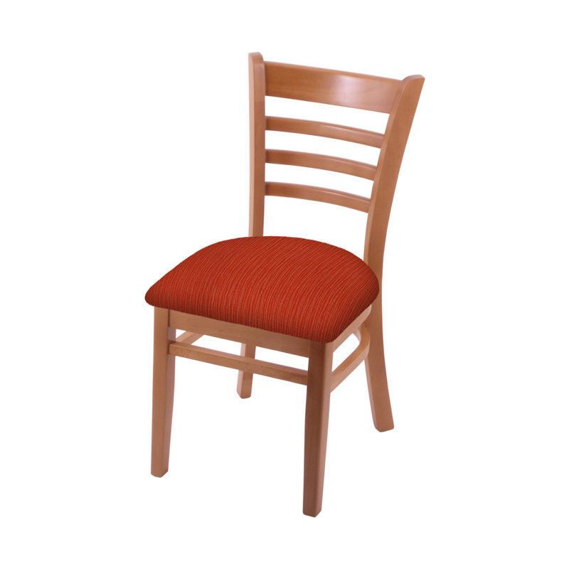 18'' H Upholstered Beech Side Chair, Medium, Graph Poppy