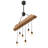 Alva 6 - Light Textured Black Unique/Statement Pendant