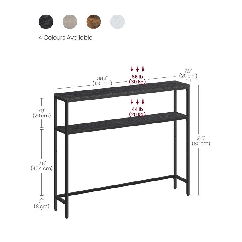 Seldun End Table, Black