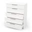 Cheatwood Solid Wood 80cm W 5 - Drawer Chest of Drawers-15099044