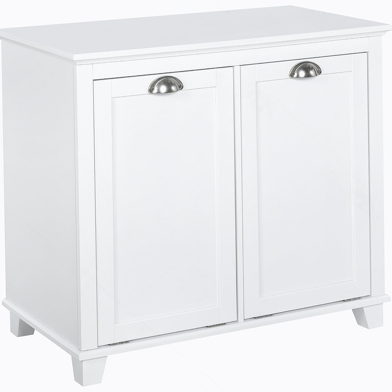 Armoire de salle de bain Tilt-Out, Blanc