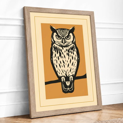 Watchful Owl Japandi - Print