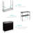 Lecil Metal Bar Counter