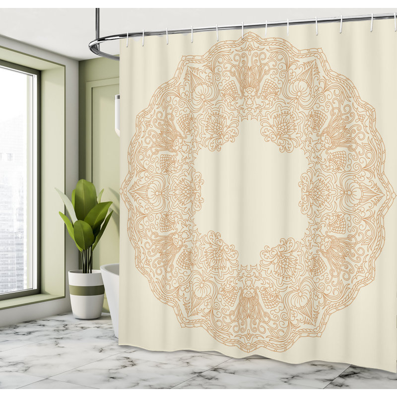 Shower Curtain with Hooks Included, 84"H x 69"W